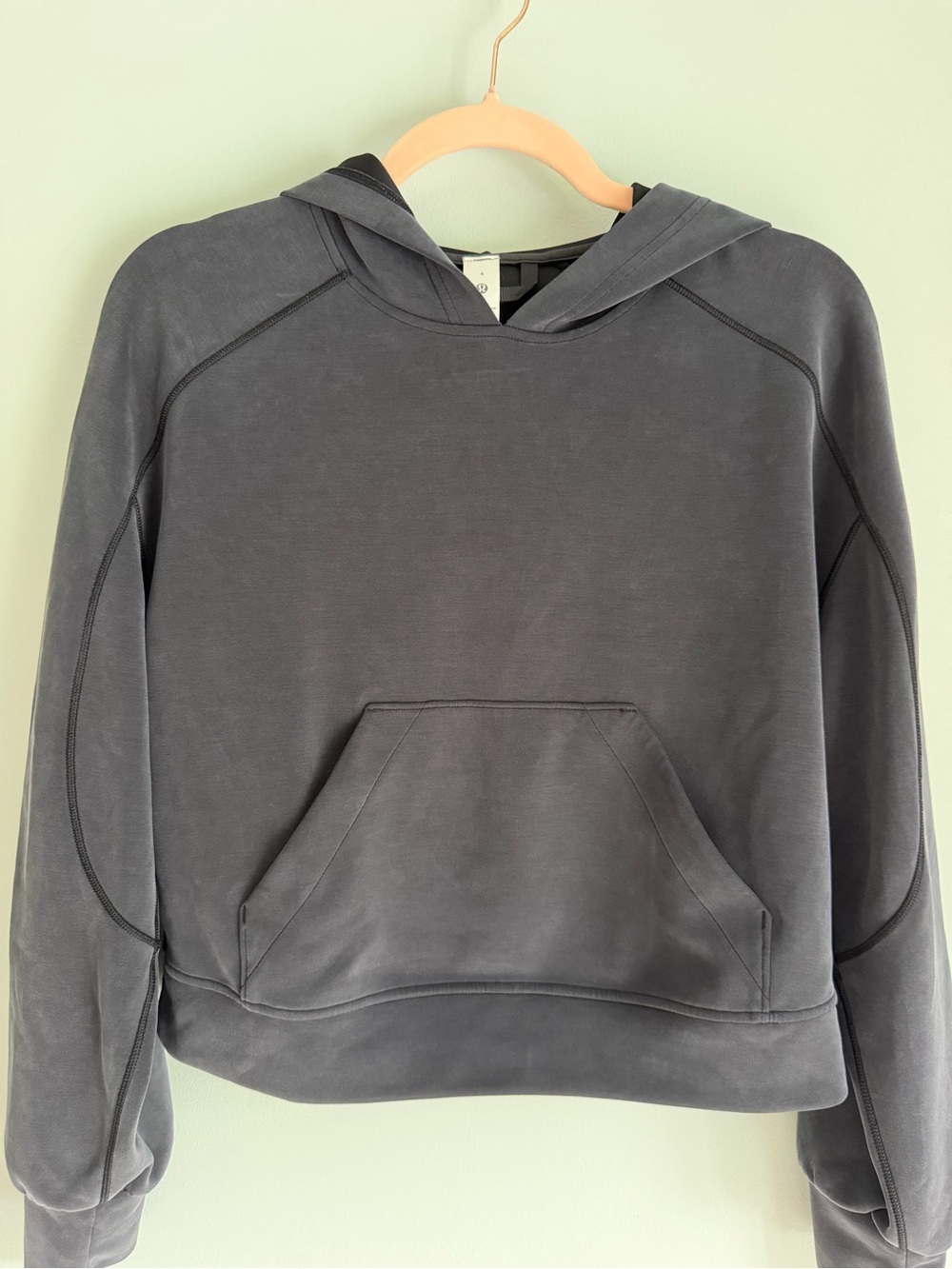 Lululemon Softstreme Charcoal Hoodie